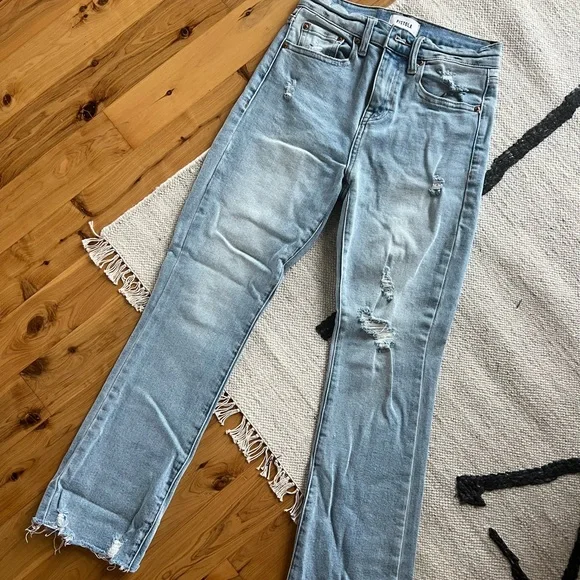 Pistola Lennon High Rise Crop Boot Cut Jeans Size 25 - Picture 3 of 6